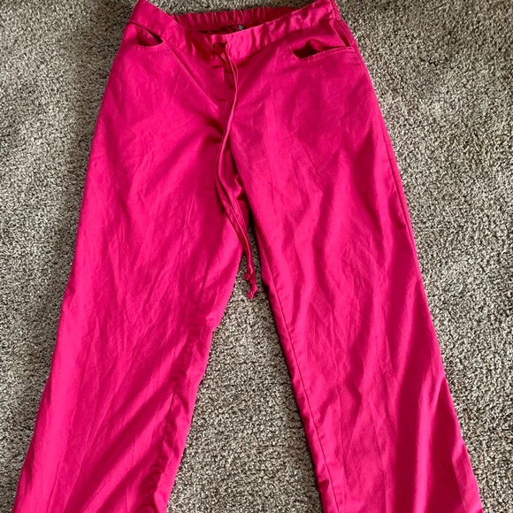 Grey’s Anatomy scrub pants size small hot pink - Picture 4 of 5